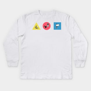 The Shapes of Promare Kids Long Sleeve T-Shirt